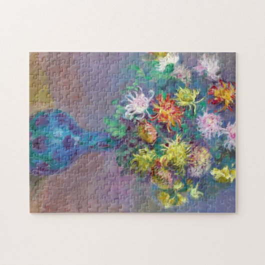 Chrysanthèmes par Claude Monet Puzzle (Horizontal)