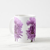Chrysanthèmes pourpres Mug (Devant gauche)