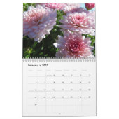 Chrysanthèmes roses, un calendrier 2012 (Feb 2027)