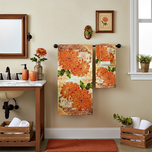 Chrysanthèmes vintage d'automne