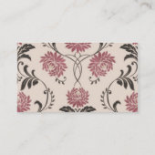 Chrysanthemum  achtergrond visitekaartje (Achterkant)