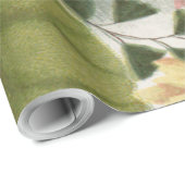 Chrysanthemum Bloem Mum Floral Cadeaupapier (Rol Hoek)