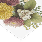 Chrysanthemum Bloem Mum Floral Korte Tafelloper (Hoek)