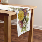 Chrysanthemum Bloem Mum Floral Korte Tafelloper (Voorbeeld)