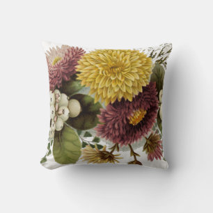 Chrysanthemum Bloem Mum Floral Kussen