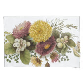 Chrysanthemum Bloem Mum Floral Kussensloop (Voorkant)