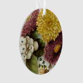 Chrysanthemum Bloem Mum Floral Ornament (voorkant)