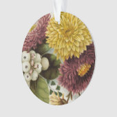Chrysanthemum Bloem Mum Floral Ornament (voorkant)