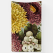 Chrysanthemum Bloem Mum Floral Spandoek (Verticaal)