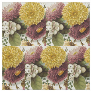 Chrysanthemum Bloem Mum Floral Stof
