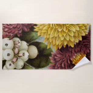 Chrysanthemum Bloem Mum Floral Strandlaken