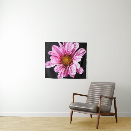 Chrysanthemum Bloem wtcnm Wandkleed (In Situ (horizontaal))