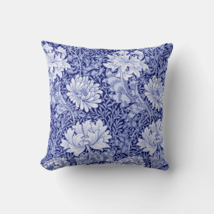 Chrysanthemum Blue, William Morris Kussen