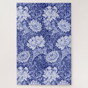 Chrysanthemum Blue, William Morris Legpuzzel