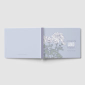 Chrysanthemum botanische outline bruiloft gastenbo gastenboek (Volledig)