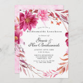 Chrysanthemum Chrysanthemum Bridesmaids Invitation (Devant / Derrière)