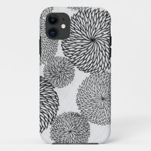 Chrysanthemum Designer Patterned iPhone 11 Hoesje