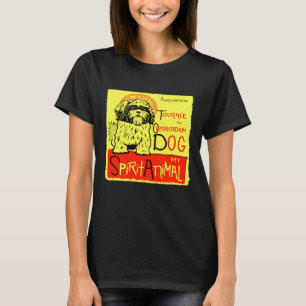 Chrysanthemum Dog Chinese Shih Tzu Dog Art T-shirt