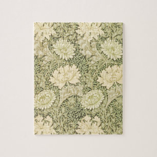 Chrysanthemum door William Morris, Vintage Kunst Legpuzzel