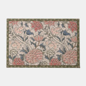  Chrysanthemum Dusty Roos Floral Morris Deurmat (Voorkant)