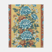 Chrysanthemum Elegy Fleece Deken (Voorkant)