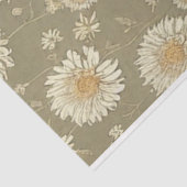 Chrysanthemum flower  ephemerpatroon tissuepapier (Detail)