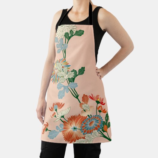 Chrysanthemum Flower, Japans design Schort (Insitu)