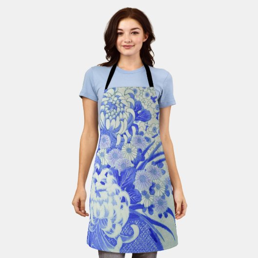 Chrysanthemum Flower, Japans design Schort (Gedragen)