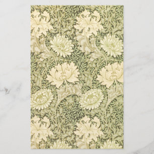 Chrysanthemum Flower Pattern (door William Morris) Briefpapier