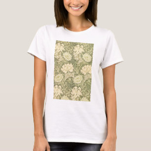 Chrysanthemum Flower Pattern (door William Morris) T-shirt