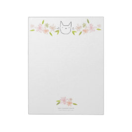 Chrysanthemum Garden Cat XL-laptop Notitieblok