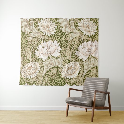 Chrysanthemum Gold, William Morris Wandkleed (In Situ (horizontaal))