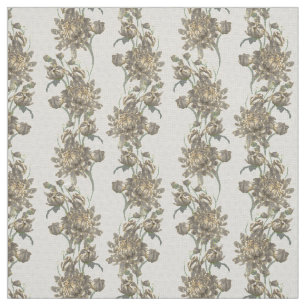 Chrysanthemum Gray Stof
