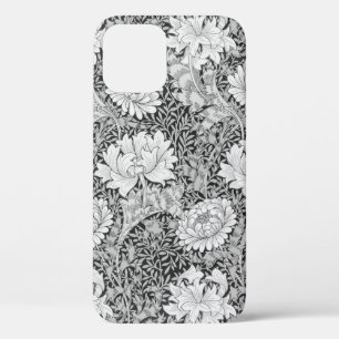 Chrysanthemum Gray, William Morris iPhone 12 Hoesje