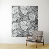 Chrysanthemum Gray, William Morris Wandkleed (In situ)