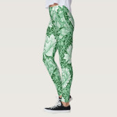 Chrysanthemum Green, William Morris Leggings (Links)