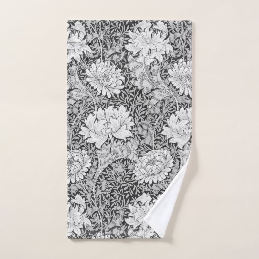 Chrysanthemum Grey, William Morris (Serviette à main)