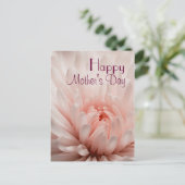 Chrysanthemum - Happy Moederdag Gepersonaliseerd Briefkaart (Staand voorkant)