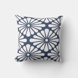 Chrysanthemum [indigo] - Japanese Pattern Kussen