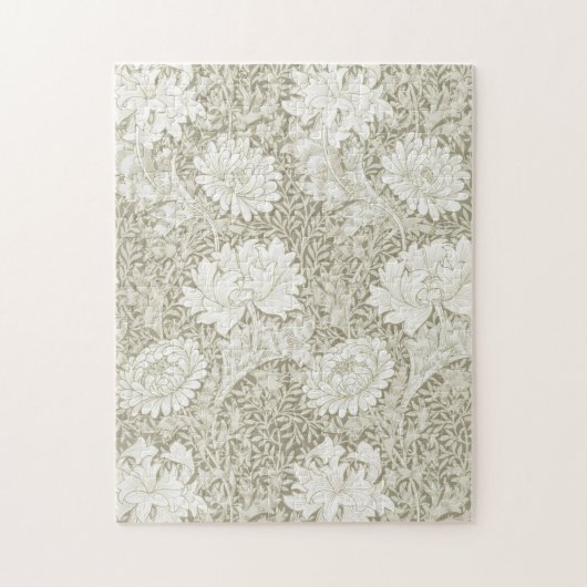 Chrysanthemum Ivory, William Morris Legpuzzel (Verticaal)