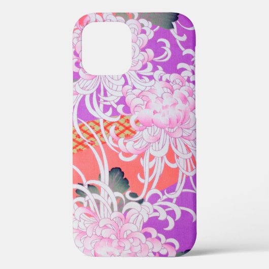 Chrysanthemum, Japans ontwerp Case-Mate iPhone Case (Achterkant)