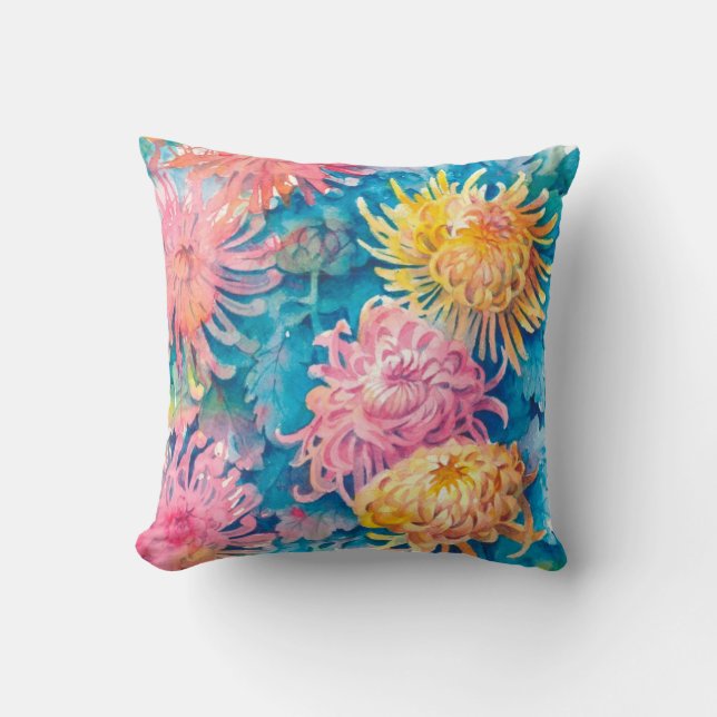 Chrysanthemum Kussen (Voorkant)