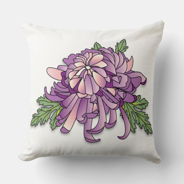 Chrysanthemum Kussen (Voorkant)