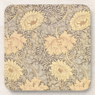 'Chrysanthemum' mapontwerp, 1876 Drankjes Onderzetter