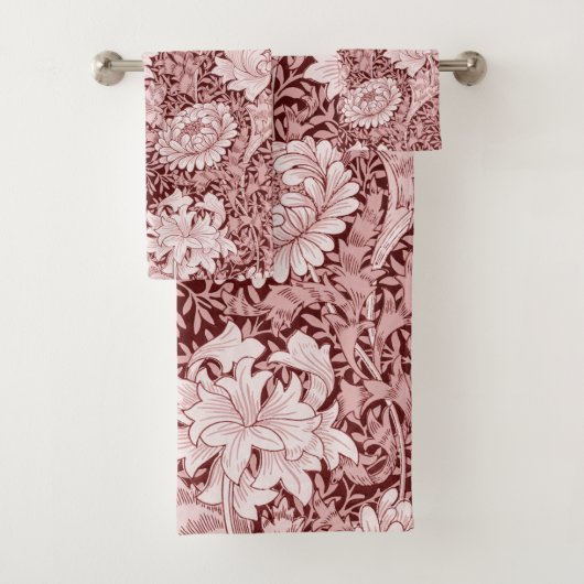 Chrysanthemum Maroon, William Morris (En situation)