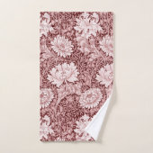 Chrysanthemum Maroon, William Morris (Serviette à main)