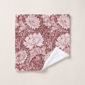 Chrysanthemum Maroon, William Morris (Gant de toilette)