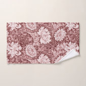 Chrysanthemum Maroon, William Morris (Serviette à main)