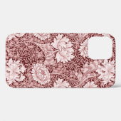 Chrysanthemum Maroon, William Morris Case-Mate iPhone Case (Achterkant (horizontaal))