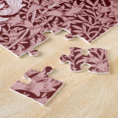 Chrysanthemum Maroon, William Morris Legpuzzel (Zijkant)